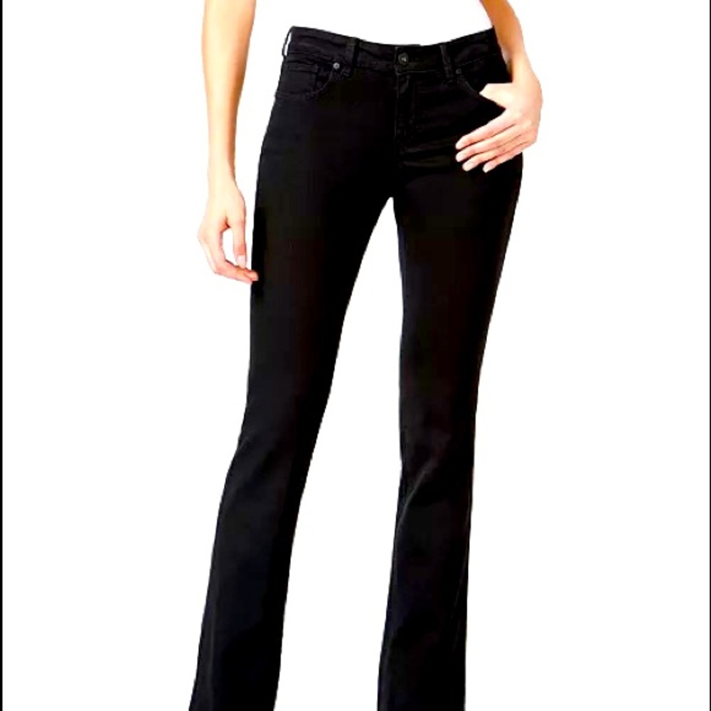US Army dark blue jeans US Size 6 boot cut flare jeans fitted size